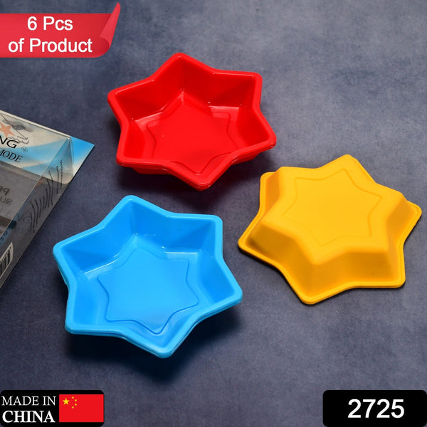 Silicone mold for star shapes