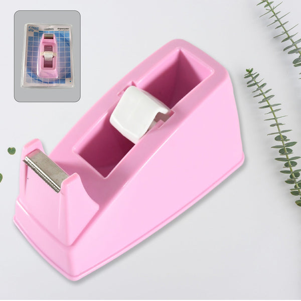 Plastic Tape Dispenser Cutter for Home Office use, Tape Dispenser for Stationary, Tape Cutter Packaging Tape School Supplies (1 pc / 300 Gm)