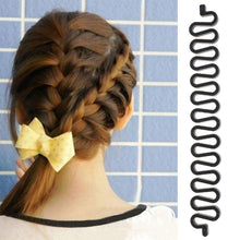 Accessory for making fishbone hair buns.