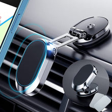 Alloy magnetic car phone holder.