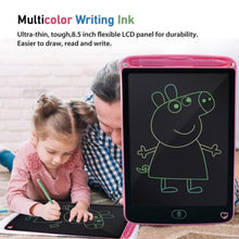 LCD writing tablet for creative work, featuring multi-color ink