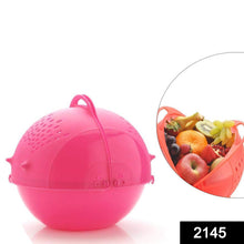 Multifunctional plastic wash basket for fruits and vegetables