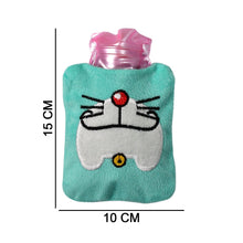 Doremon Cartoon Small Hot Water Bag with Cover for Pain Relief