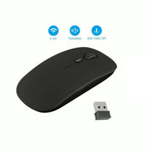 Ergonomic wireless mouse for computers and iPads, modern look.