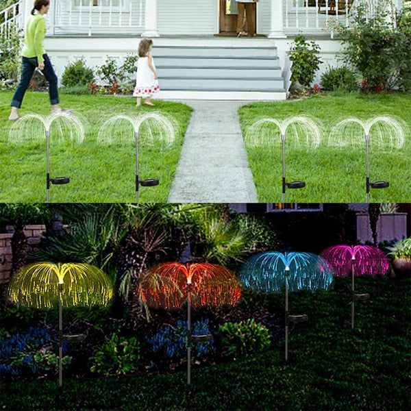 RGB solar light in flower shape