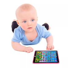 Educational tablet for children with vibrant colors