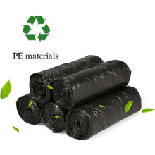 Large black garbage bags, perfect for heavy-duty disposal needs.