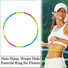 Fitness hula hoop with colors