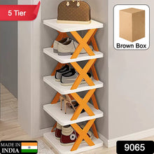 Shoe rack in white color